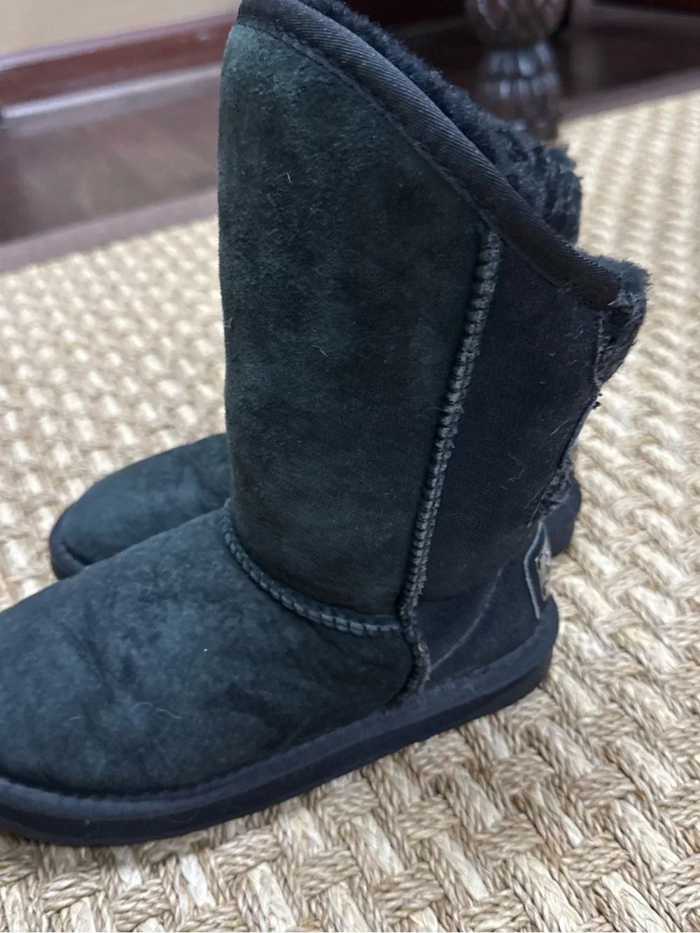 Australia Luxe Collective Spartan Knit - Short Boots Women Sz 5 Black Suede